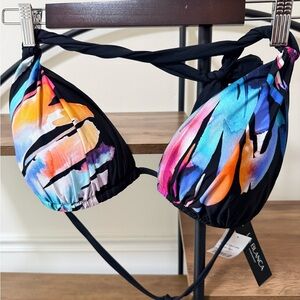 NWT Women’s La Blanca Prism Palm Halter Bikini Top